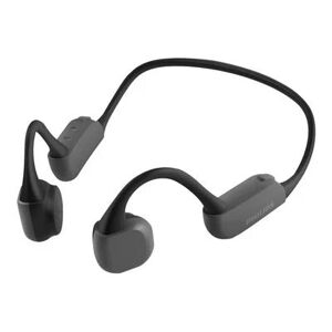 Philips A6606 Open-Ear Bone Conduction Bluetooth Headphones with Lightweight Neckband, Waterproof - Black