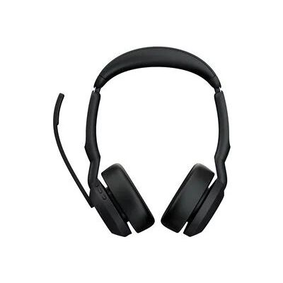 Jabra Evolve2 55 Link380a MS Stereo Wireless Headset - Black Jabra Evolve2 55 Link380a MS Stereo Wireless Headset - Black