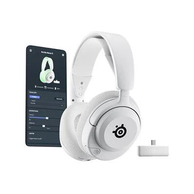 SteelSeries Arctis Nova 5X Wireless Gaming Headset - White SteelSeries Arctis Nova 5X Wireless Gaming Headset - White