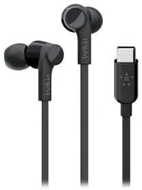 Belkin in-Ear USB-C Headphones with Mic Control Black