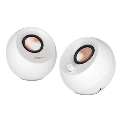 Creative Labs Pro 2.0 Bluetooth Desktop Speakers - White Creative Labs Pro 2.0 Bluetooth Desktop Speakers - White