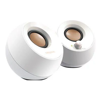 Creative Labs USB 2.0 Desktop Speakers - White Creative Labs USB 2.0 Desktop Speakers - White