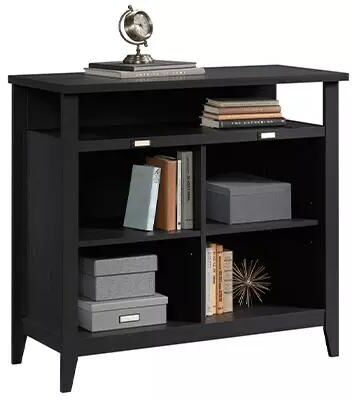 Office Depot Sauder Summit Station 36inH 4-Cube Bookcase, Raven Oak