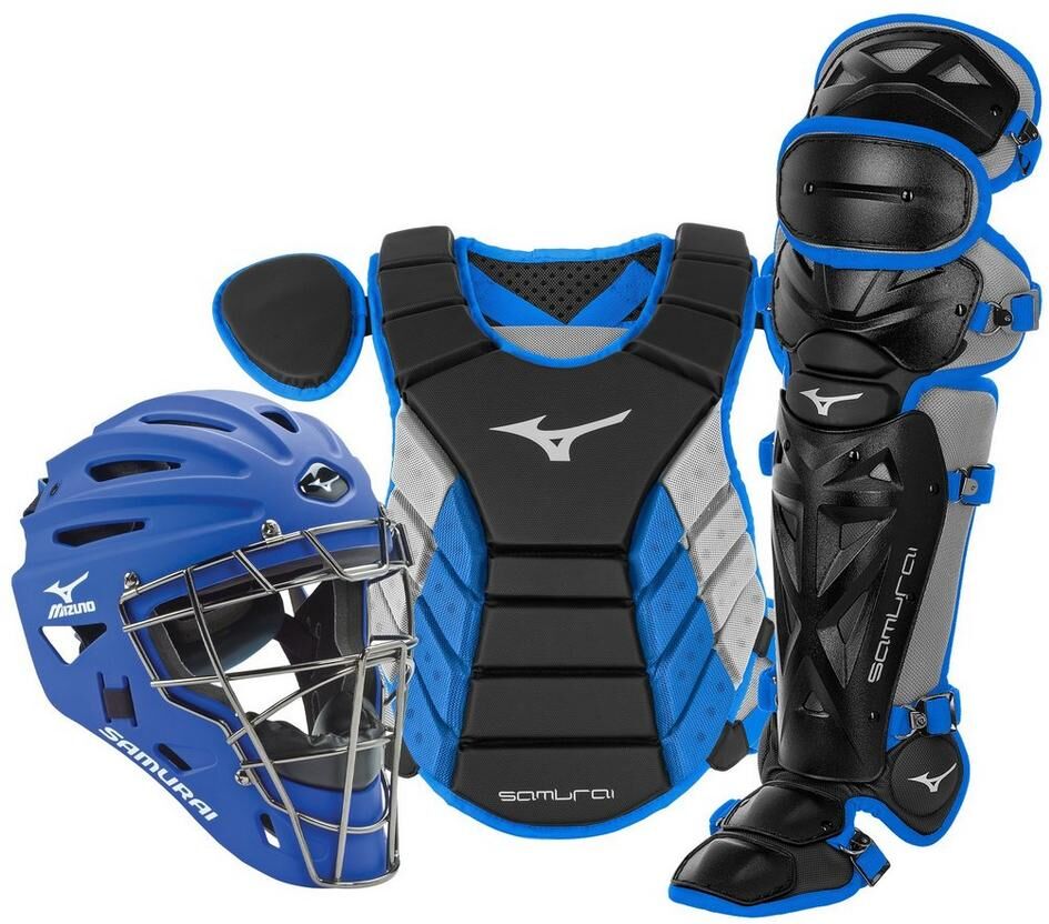 MIZUNO MENS BASEBALL PROTECTIVE - SAMURAI ADULT BASEBALL BOXED CATCHER'S GEAR SET 16" - 380417