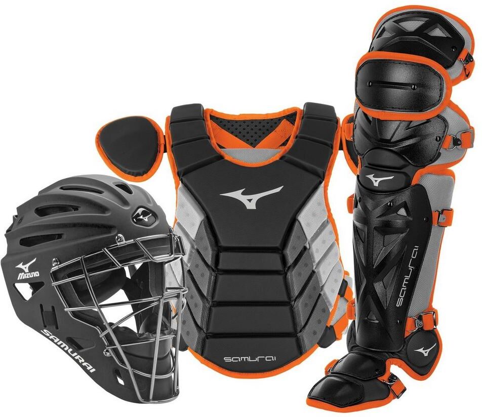 MIZUNO YOUTH - BOYS BASEBALL PROTECTIVE - SAMURAI YOUTH BASEBALL BOXED CATCHER'S GEAR SET 14" - 380420