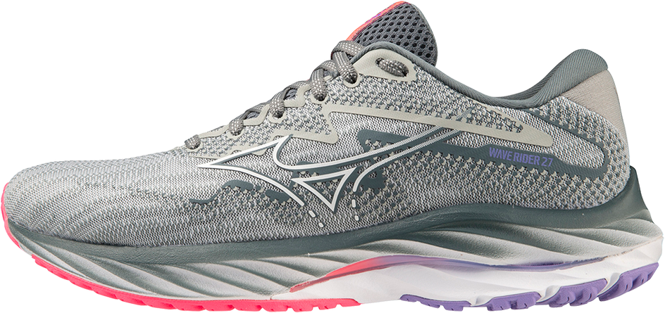 MIZUNO WOMENS RUNNING SHOES - WOMEN'S WAVE RIDER 27 D RUNNING SHOE - 411420