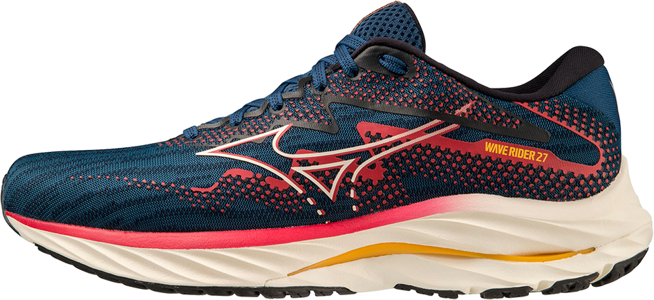 MIZUNO MENS RUNNING SHOES - MEN'S WAVE RIDER 27 RUNNING SHOE - 411415