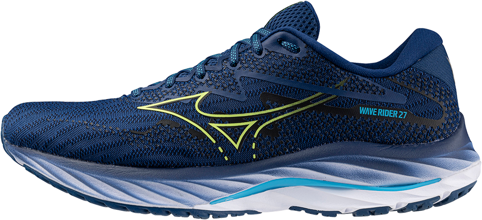 MIZUNO MENS RUNNING SHOES - MEN'S WAVE RIDER 27 RUNNING SHOE - 411415