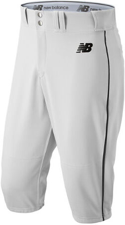 New Balance Men's Adversary 2 Baseball Piped Knicker Athletic - White/Black (Size XL)  - White/Black - Size: Extra Large