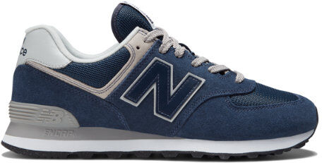 New Balance Men's 574 Core - Blue/White (Size 9.5)  - Blue/White - Size: 9.5 D