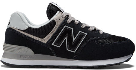 New Balance Men's 574 Core - Black/White (Size 12)  - Black/White - Size: 12 D