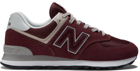 New Balance Men's 574 Core - Red/White (Size 12)  - Red/White - Size: 12 D