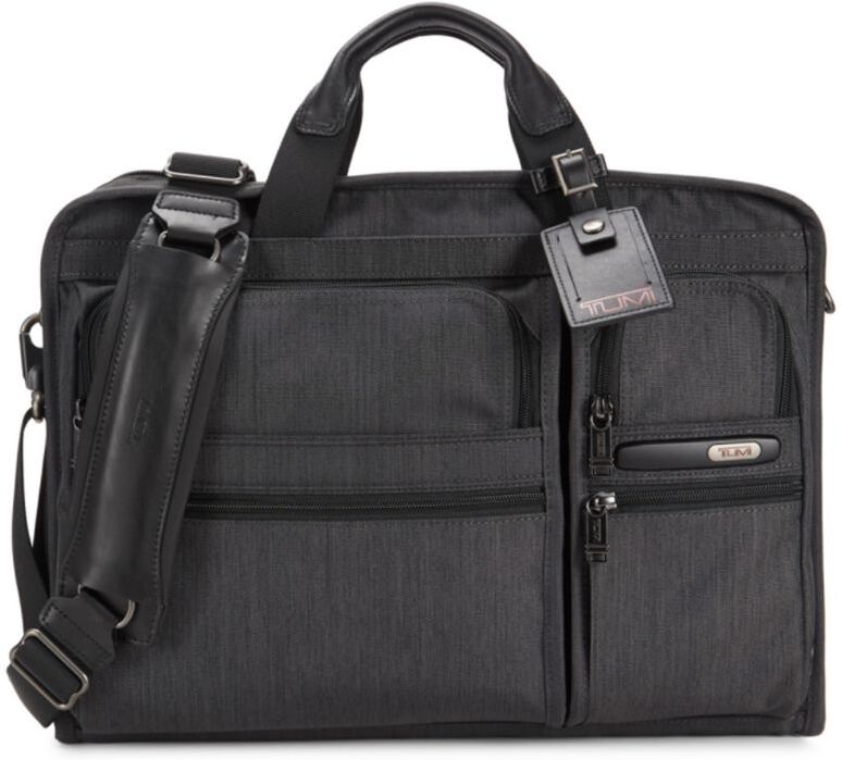 TUMI Compact Large-Screen Laptop Briefcase - Grey  - female