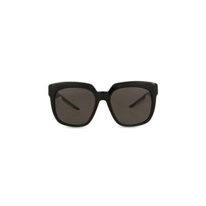 Balenciaga Women's 55MM Square Sunglasses - Black Green  - female - Size: one-size