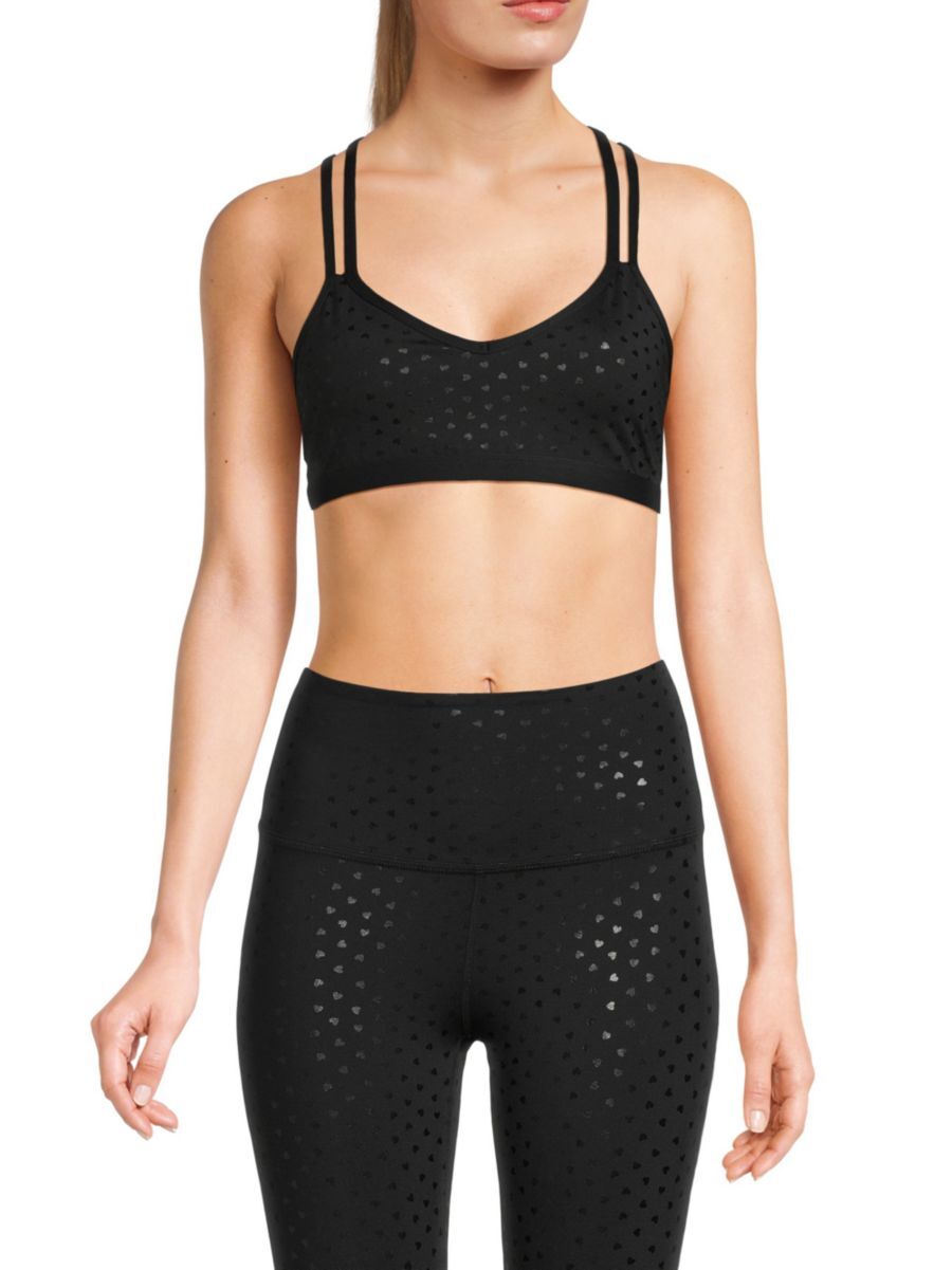 Beyond Yoga Women's Crisscross Back Sports Bra - Black - Size XL  - female - Size: XL