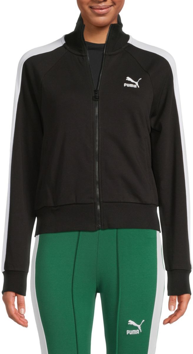 Primrose Valley Puma Women's Iconic T7 Track Jacket - Black - Size S  - female - Size: S