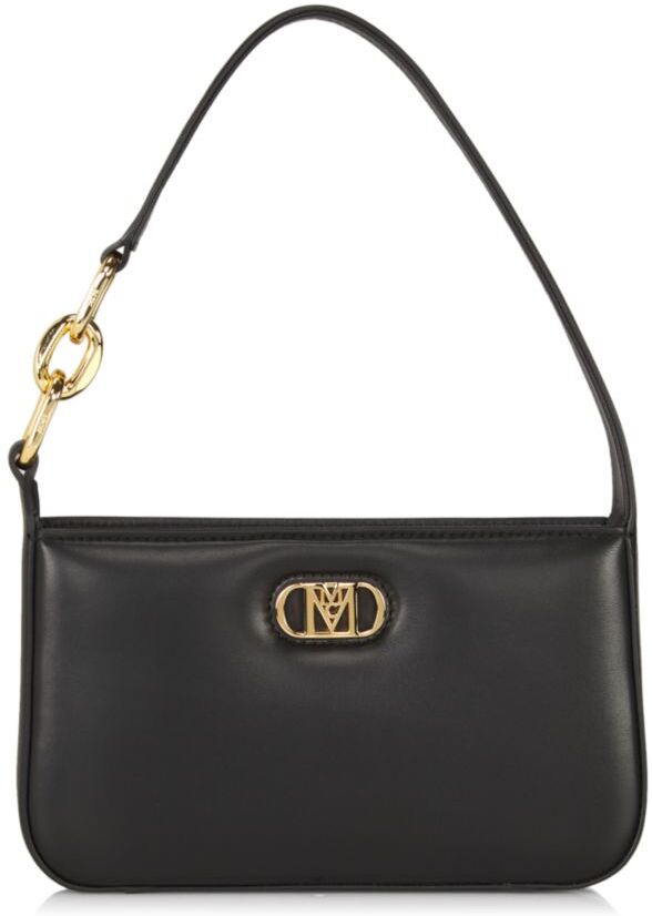 MCM Women's Mini Mode Travia Leather Shoulder Bag - Black  - female - Size: one-size