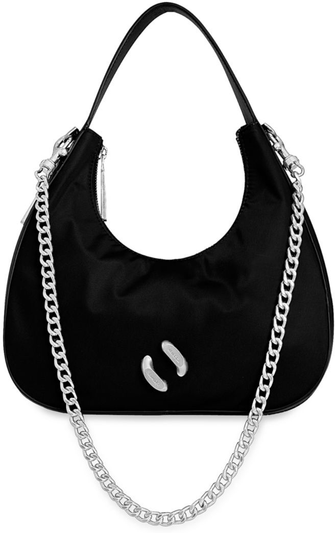 Rebecca Minkoff Women's City Nylon Two Way Hobo Bag - Black  - female - Size: one-size