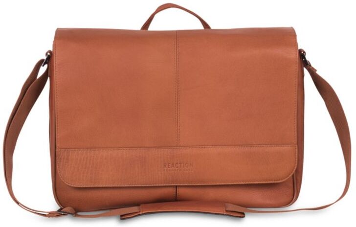 HERITAGE TRAVELWARE Leather Messenger Bag - Cognac  - female - Size: one-size