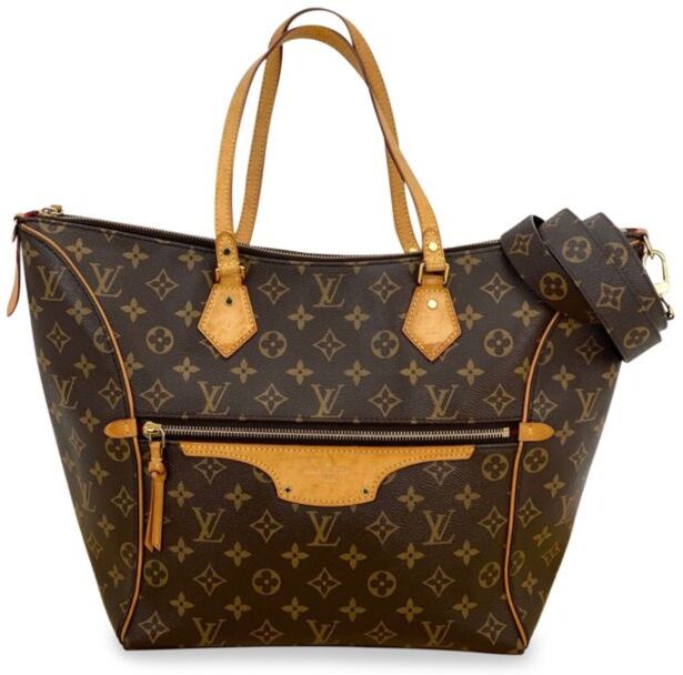 Women's Louis Vuitton Tournelle Monogram MM Hand Shoulder Tote - Brown  - female - Size: one-size