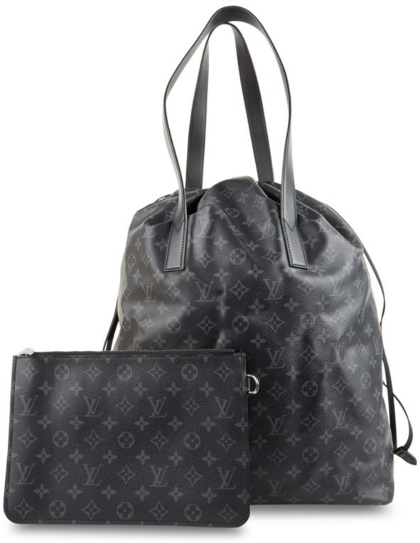 Louis Vuitton Women's Monogram Canvas Drawcord Tote - Black  - female - Size: one-size