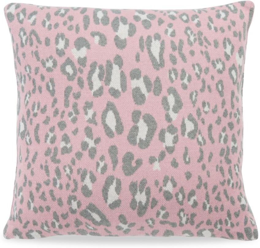 Safavieh Gwynn Leopard-Print Throw Pillow - Pink Black  - unisex