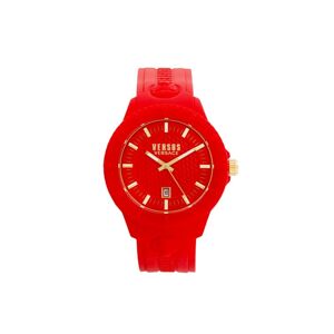 Versace Versus Versace Men's 43MM Stainless Steel & Silicone Watch - Red  - male - Size: one-size
