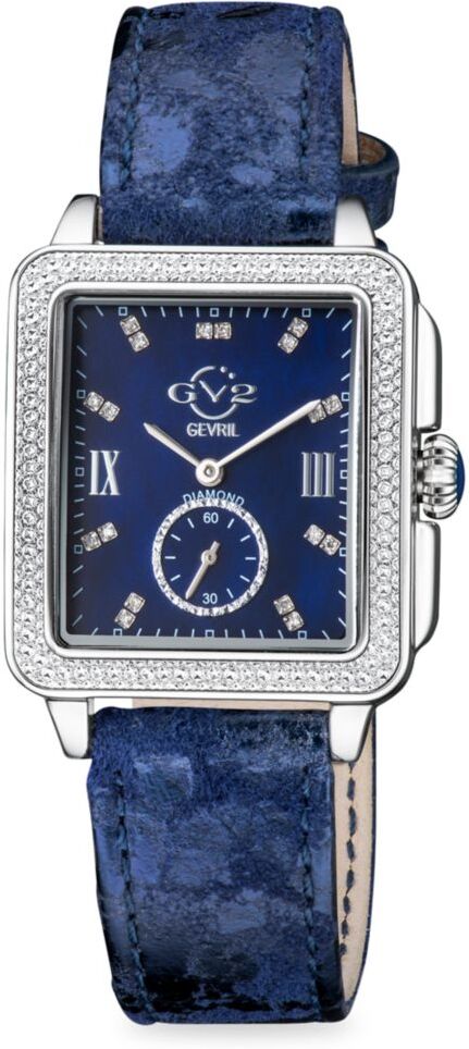 Photos - Wrist Watch Gv2 Women's Bari Tortoise 30MM Stainless Steel, Mother Of Pearl, Diamond & 