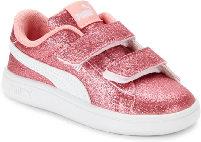 Primrose Valley Puma Little Girl's & Girl's Smash 3.0 Glitz Sneakers - Pink - Size 4 (Child)  - female - Size: 4 (Child)