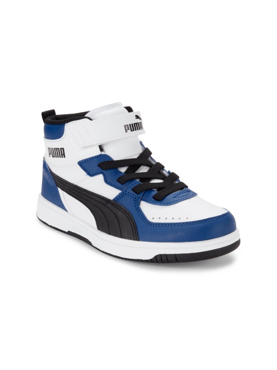 Primrose Valley Puma Little Boy's & Boy's Rebound Joy Hightop Sneakers - White - Size 12.5 (Child)  - male - Size: 12.5 (Child)