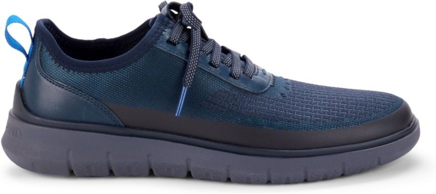 Cole Haan Men's Tone On Tone Running Shoes - Navy Ink - Size 9.5  - male - Size: 9.5