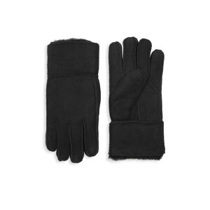 Surell Men's Shearling Lined Gloves - Black - Size S  - male - Size: S