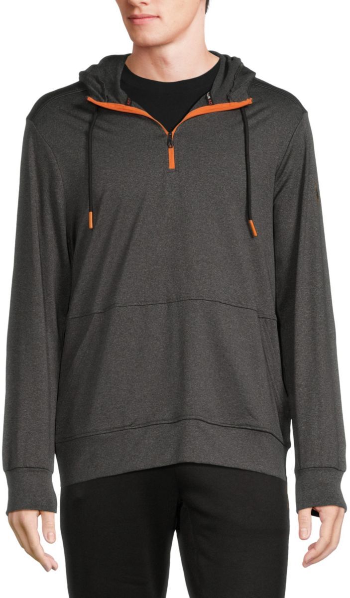 Spyder Men's Solid Drawstring Hoodie - Charcoal - Size XL  - male - Size: XL