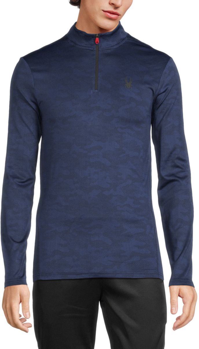 Spyder Men's Camo Pullover - Navy - Size S  - male - Size: S