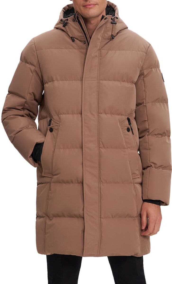 NOIZE Men's Trey Hooded Puffer Parka - Leafless Tan - Size XXL  - male - Size: XXL