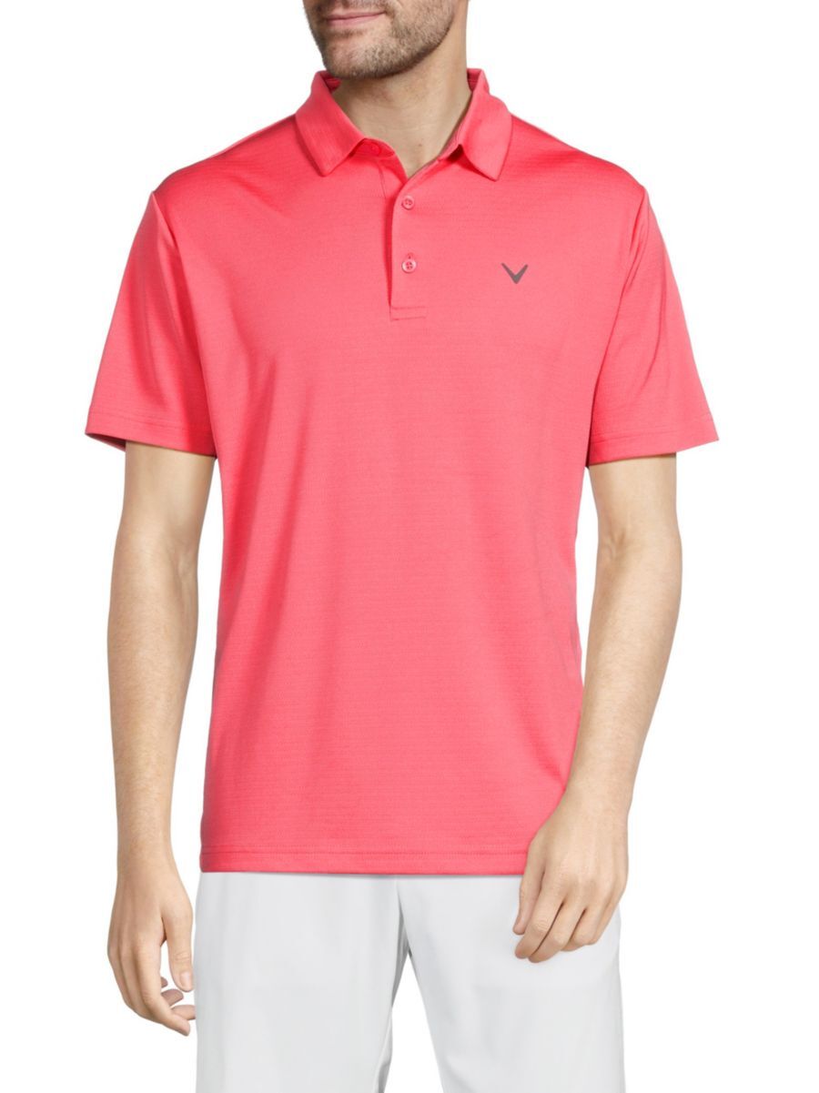 Callaway Men's Micro Texture Polo - Sunkissed - Size XL  - male - Size: XL