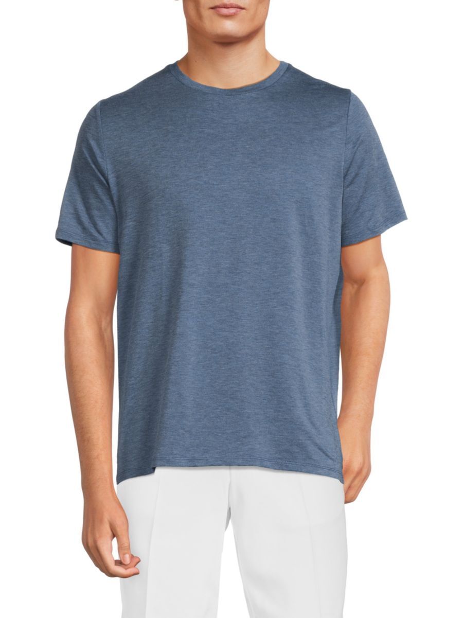 Callaway Men's Crossover Heathered Tee - Blue - Size L  - male - Size: L