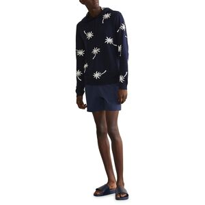Onia Men's Palm Printed Hooded Sweatshirt - Deep Navy - Size L  Deep Navy  male  size:L