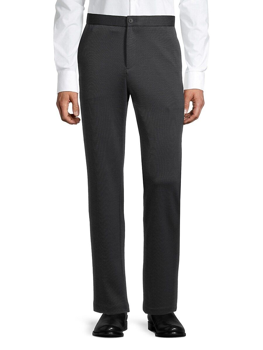 Theory Men's Terrance Wool-Blend Ankle Pants - Eclipse - Size L  Eclipse  male  size:L