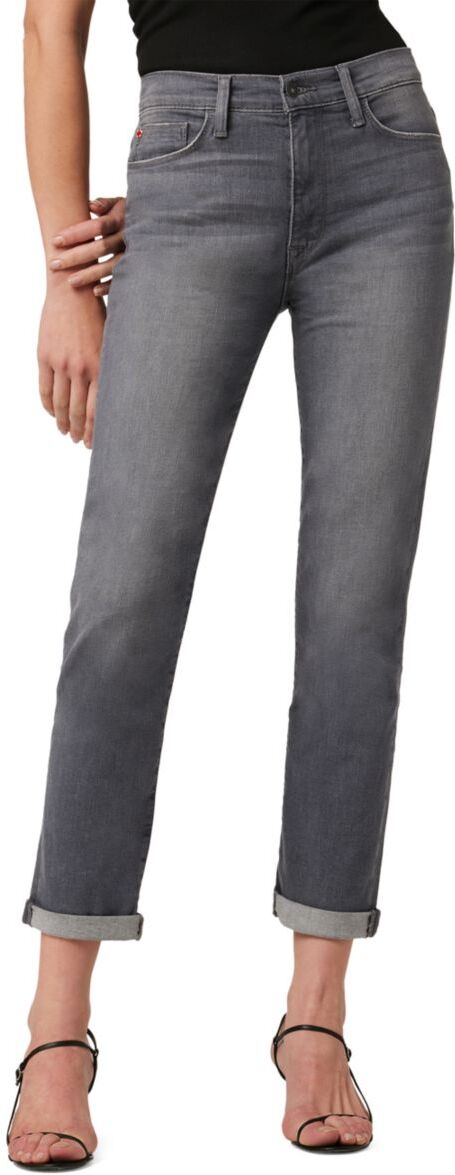 Hudson Women's Blair High Rise Cropped Straight Jeans - Pedal - Size 25 (2)  - female - Size: 25 (2)