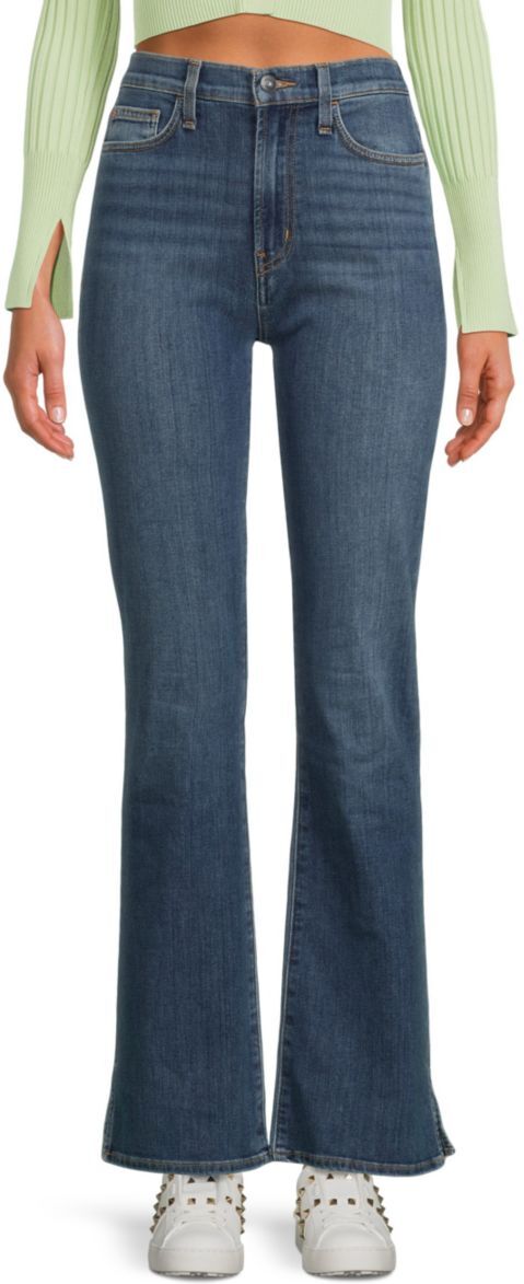 Hudson Women's Blair Whiskered Bootcut Jeans - Blue - Size 27 (4)  - female - Size: 27 (4)