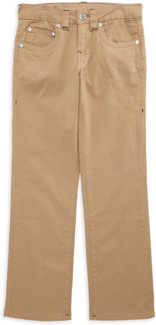 True Religion Boy's Twill Straight Fit Pants - Khaki. - Size 10  - male - Size: 10