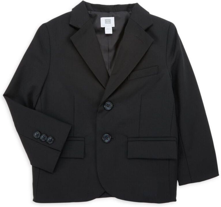 Janie and Jack Baby Boy's & Little Boy's Suit Jacket - Black - Size 12-18 Months  - male - Size: 12-18 Months