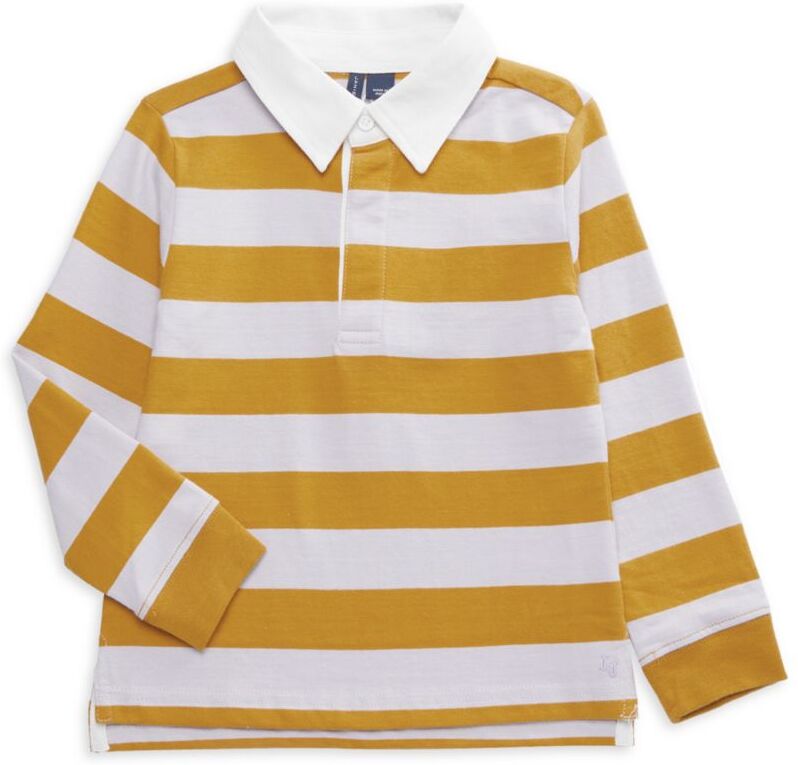 Janie and Jack Baby Boy's, Little Boy's & Boy's Striped Polo - Yellow - Size 12-18 Months  - male - Size: 12-18 Months