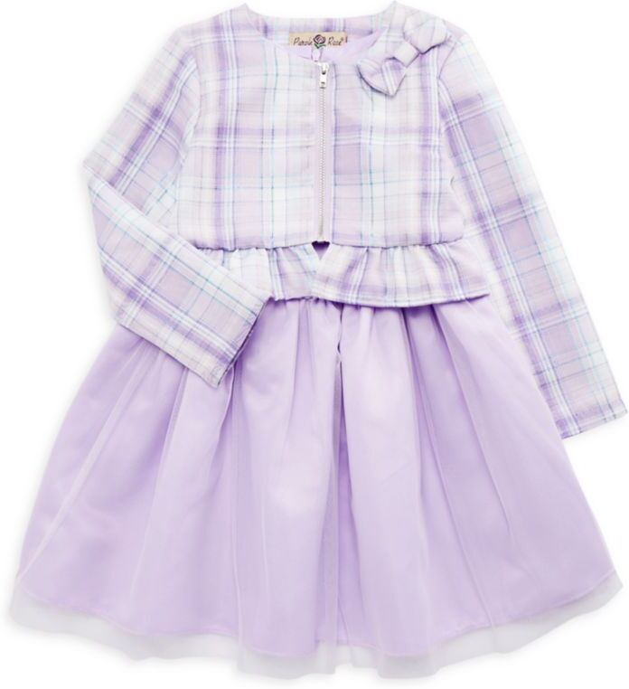 Purple Rose Baby Girl's 2-Piece Dress & Jacket Set - Lilac - Size 18 Months  - female - Size: 18 Months