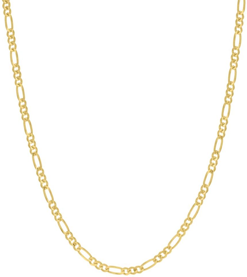 Saks Fifth Avenue Made in Italy Saks Fifth Avenue Men's 14K Yellow Gold Concave Figaro Chain Necklace/5.8MM  - male - Size: one-size