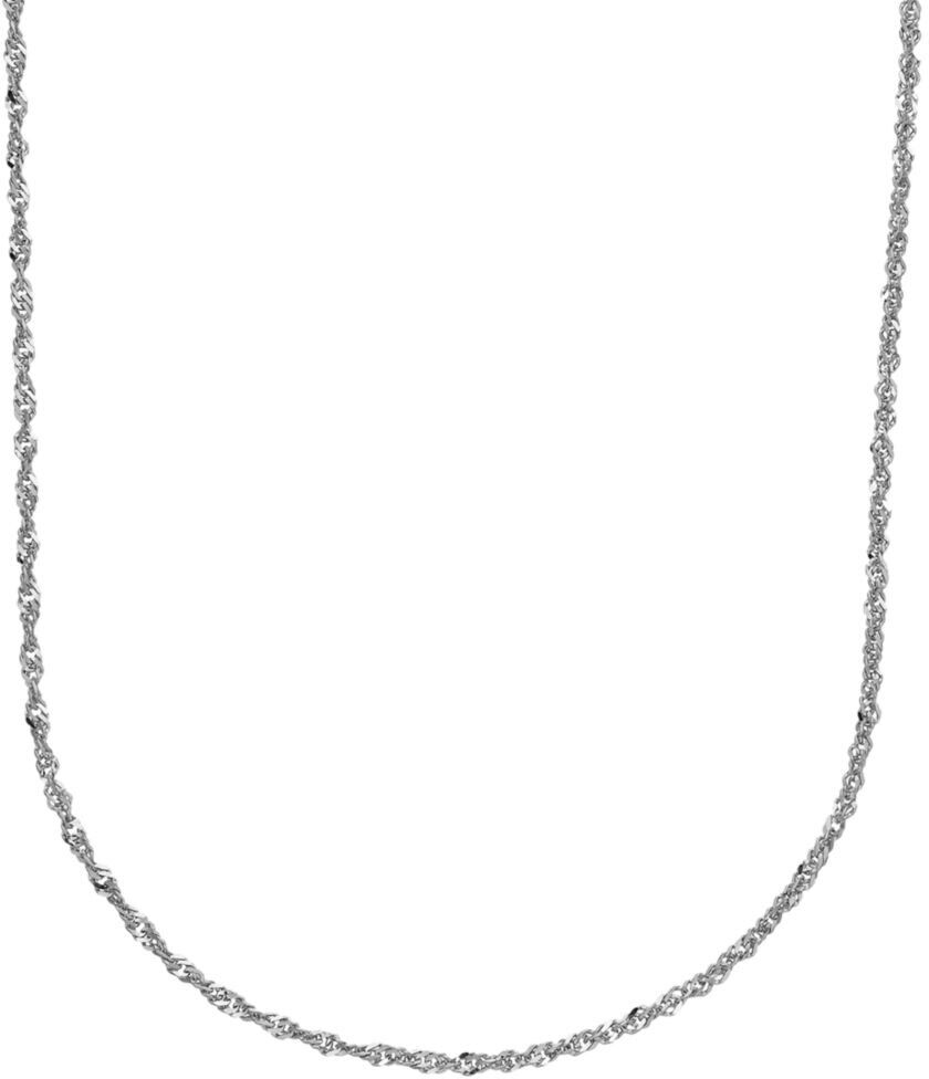 Saks Fifth Avenue Made in Italy Saks Fifth Avenue Women's 14K White Gold Solid Perfectina Chain Necklace  - female - Size: one-size