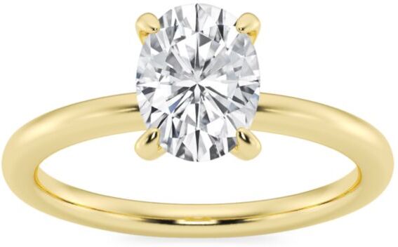 Saks Fifth Avenue Made in Italy Saks Fifth Avenue Women's Build Your Own Collection 14K Yellow Gold & Oval Natural Diamond Solitaire Engagement Ring - 1.5 Tcw - Size 6  - female - Size: 6