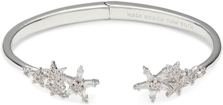 kate spade new york Women's Silvertone Metal & Cubic Zirconia Cuff Bracelet  - female - Size: one-size