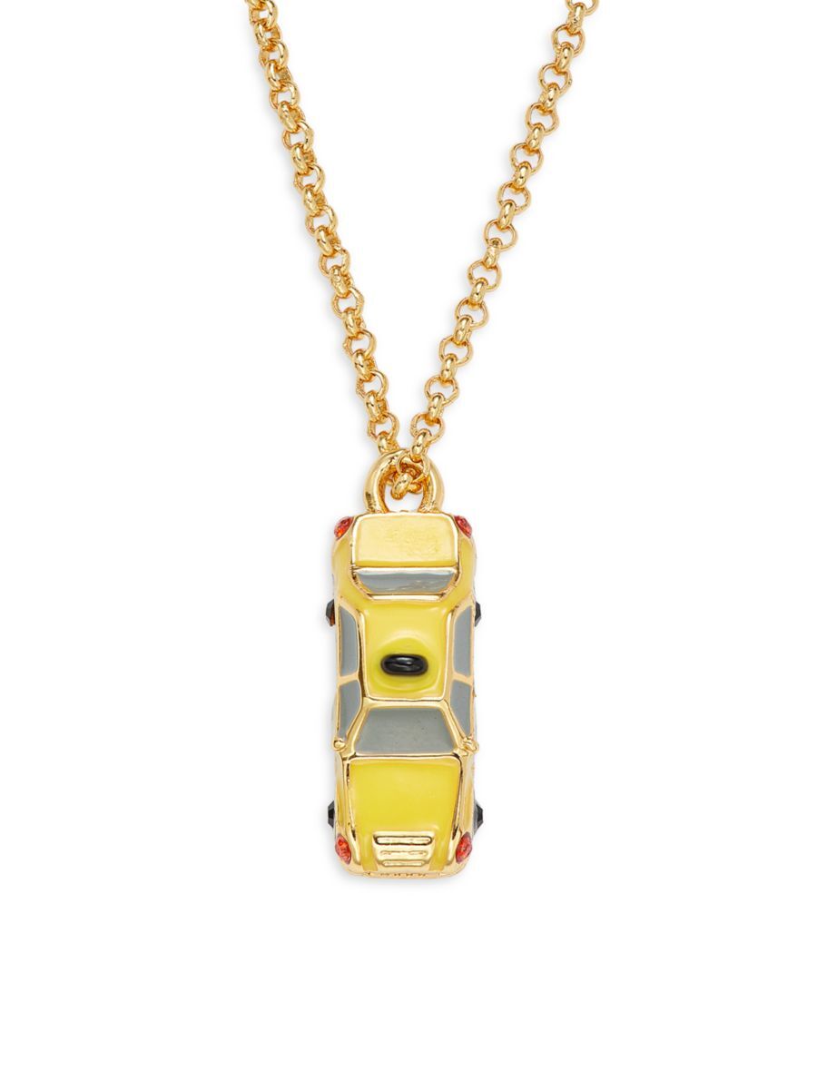 kate spade new york Women's Goldtone & Cubic Zirconia Taxi Pendant Chain Necklace  - female - Size: one-size